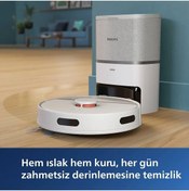 Resim Philips XU 9100Robot Süpürge Islak-kuru Tüm Zeminleri Silme-süpürme - 5000pa Üstün Emiş Gücü Performansı 