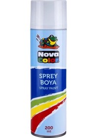 Resim Nova Color Sprey Boya 200 ML Beyaz 