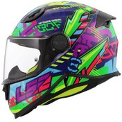 Resim Ls2 Kid Svent Çocuk Kaskı Mavi - Yeşil 