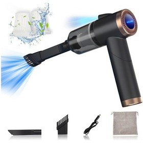 Resim Moveevo Kablosuz Taşınabilir Araç Ve Ev Süpürgesi - 9000pa Emiş Gücü, 120w, Led Aydınlatmalı 
