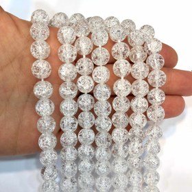 Resim 10 mm Yuvarlak Necef Taşı - Şeffaf 