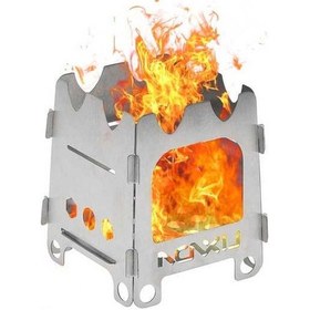 Resim Pazly Katlanabilir Hafif Kamp Ocağı: Doğa Severler İçin Pratik Taşınabilir Çözüm - Gümüş Gümüş 