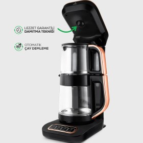 Resim Karaca Çaysever Pro Damıtma Tekniği ,konuşan Otomatik Mama Suyu , Çay , Filtre Kahve Demleme Makinesi 2500W 