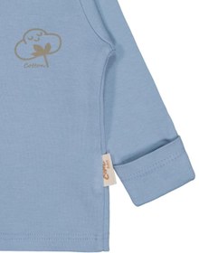 Resim Civil Baby Organik Pamuklu 0-6 Ay Bebe Pijama Takımı - Mavi 
