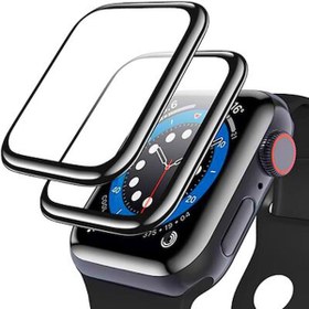 Resim Apple Watch 44mm İçin Ekran Koruyucu Ultya İnce Yapılı PMMA Silikon Body 