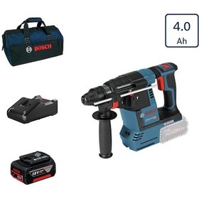 Resim Bosch Gbh 18v-26 Tek Akülü Kırıcı Delici 4 Amper Bez Çantalı 