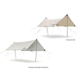 Resim Naturehike Square Glamping 3x5 Mt Tarp Güneş Ve Rüzgar Koruma Tentesi Beyaz 