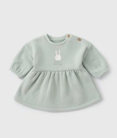 Resim Sea Bubbles Tavşanlı Kışlık Kız Bebek Elbise Yeşil 