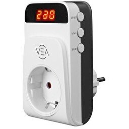 Resim VEA VE-25530 15A 3520W Dijital Göstergeli Aşırı Yüksek Gerilim Akım Korumalı Priz 