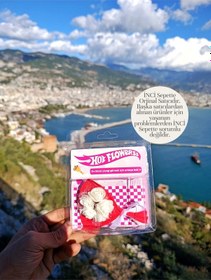 Resim Hot Flowerss Aynalı Çiçek Buketi Hediye Buket Çiçek 