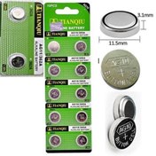 Resim Emre Silver Tıanqıu Ag10 Oyuncak Hesap Makinası Işıklı Mum Pili Lr1130/lr54 /ag10 1.5 V 10 Adet Alkalin Pil 