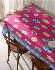 Resim Madame Coco Rosanel Pamuklu Masa Örtüsü - Fuşya - 150x200 Cm 8684427278130 Pembe 