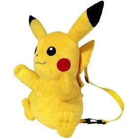 Resim Nessiworld Pokemon Pikachu Peluş Sırt Çantası Sarı 