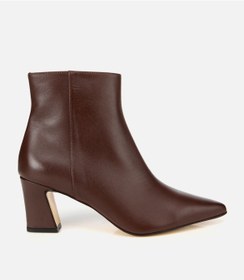 Resim Hotiç Kadın Deri Kahverengi Sivri Burunlu Bilekte Topuklu Bot 01boh312690a480 01boh312690a480 Kahverengi 