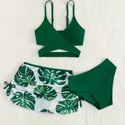 Resim Kadın Bikini 3 Parça Seti 