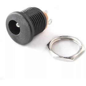 Resim Maroces 5 Adet Ic-257 Dc Şase 2.1 Mm 5.5x2.1 Mm Erkek Şase Jak Fiş Somunlu 