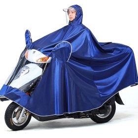 Resim Junheli-HB Tek Kalınlaştırılmış ve Büyütülmüş Yağmurluk Sürme Büyük Motosiklet Elektrikli Araç (Yurt Dışından) 