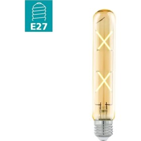 Resim Ucuz Geldi 4W Wintage Rustik LED Ampul 2500K E27 Duy Lambam Amber Çubuk Cam Sarı Işık Retro Filament Tüp Ampul 6 Adet 