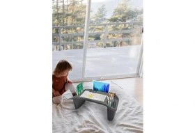 Resim Esranın Dünyası Plastik Hobi, Çalışma Masası Laptop Sehpası Gri 