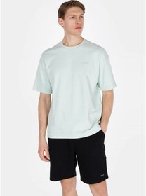 Resim Colin's Colins Comfort Fit Yuvarlak Yaka Düz Erkek Yeşil Kısa Kol Tişört Cl1074154 Q1.v1 Mgr Mint Yeşili 