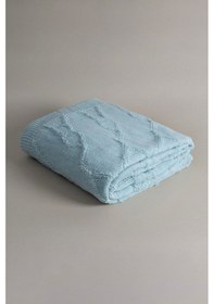 Resim Espuma De Mar Mavi Tek Kişilik Battaniye 160x220 37146 Mavi 