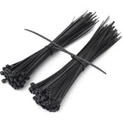 Resim 4,8X380 Siyah Kablo Bağı & Plastik Kelepçe & Kelepçe 100 Adet (Paket) 