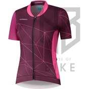 Resim Shimano Sagami Kadın Kısa Kollu Fermuarlı Forma 