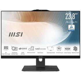 Resim MSI 23.8" DOKUNMATIK MODERN AM242TP 12M-1678XTR02 CORE i5 1235U-24GB RAM-512GB NVME-FDOS 