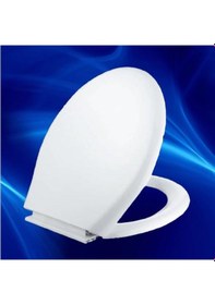 Resim Elitra Amortisörlü Yavaş Kapanır Klozet Kapağı Plus 