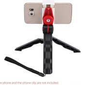 Resim Springsun Kırmızı El Tutucu Ve Masaüstü Tripod 2'li Set - Telefon, Kamera Ve Gopro İçin Sabitleyici, Seyahat Ve Selfie İçin Uygun 