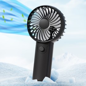 Resim Kadınlar İçin Büyük El Tipi Fan - Güçlü, Taşınabilir ve Sessiz Çalışan Kişisel Soğutucu, Uzun Ömürlü AAA Pillerle, Kompakt Mini Masa Fanı Ofis, Seyahat, Ev için - Şık Minimalist Siyah Tasarım - Kadınlar İçin İdeal Hediye, Kolay Düğme Kontrolü, Dayanıklı Plastik Gövde 