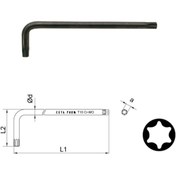 Resim CETA FORM Torx L Anahtar Uzun Tip T5 705l 
