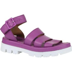 Resim Bueno Shoes Lila Deri Kadın Düz Sandalet 01WU7305 01WU7305 