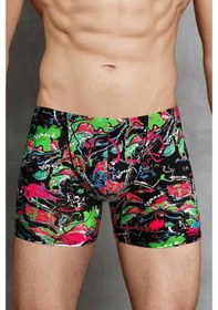 Resim Doreanse Erkek Modal Renkli Baskılı Normal Paça Torbalı Boxer 182 