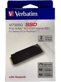 Resim Verbatim Vi7000g 2tb 7000mb - 6500mb Playstation 5 Uyumlu M2 Nvme Pcıe Gen 4 Ssd 