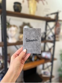 Resim EFE DERİ EFE DERİ Vespa Deri Dikişli Araç Ruhsat Kılıfı Kabı Oto Ruhsatlık Araba Ruhsat Koruyucu 