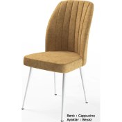Resim Canisa Concept Platinum Serisi Geniş Oturum Alanlı 1.sınıf - 4 Adet Sandalye Ayaklar Beyaz 