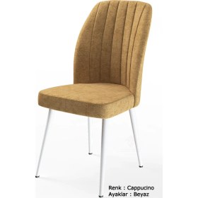 Resim Canisa Concept Platinum Serisi Geniş Oturum Alanlı 1.sınıf - 4 Adet Sandalye Ayaklar Beyaz 