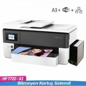 Resim Officejet Pro 7720 A3 Yazıcı Ve Bitmeyen Kartuş Sistemli + Anakart Yazılımlı HP