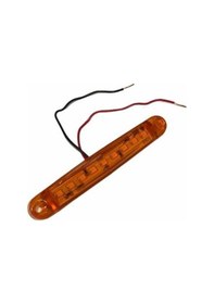 Resim 12v-24v Parmak Lamba 9-ledli Turuncu 100 15 Mm 