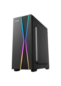 Resim Rampage X-Max 1*120Mm Fan Tempered Camlı Gaming Oyuncu Kasası 