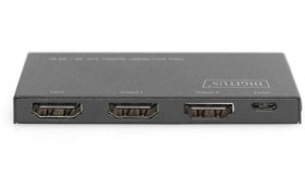 Resim Digitus Ds-45322 Ultra İnce 2 Port Hdmi Çoklayıcı 4K/60Hz Hdr Hdcp 2.2, 18 Gbps Elektrik Beslemesi Micro Usb Ultra Slim Hdmi Splitter 1X2 4K/60Hz Hdr Hdcp 2.2 18 Gbps Micro Usb Powered 