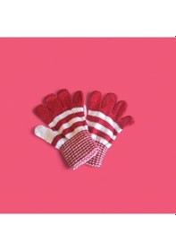 Resim Eleven Markets Çocuk Eldiveni Kımızı Bebe Eldiven 1-4 Yaş Kırmızı 
