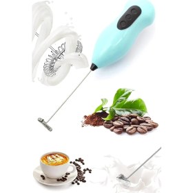 Resim Mini Mixer Kahve Süt Köpürtücü Karıştırıcı Cappuccino Mixer 