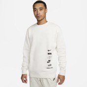 Resim Club Fleece Erkek Beyaz Sweatshirt 