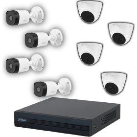 Resim Dahua 8 Kameralı 20 Metre Gece Görüşlü Full HD Güvenlik Kamera Seti 
