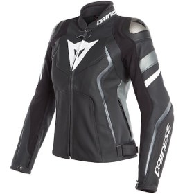 Resim Dainese Avro 4 Bayan Deri Mont Siyah Beyaz 