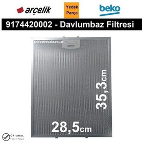 Resim Arçelik Uyumlu P 27 (7885070100) Filtre Davlumbaz Filtresi 9174420002 - 