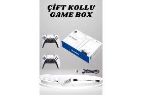 Resim Derin Stok 4K 3D Hd Görüntü Kaliteli Kablosuz Çift Kollu 20.000 Oyunlu Oyun Konsolu Tv Box 