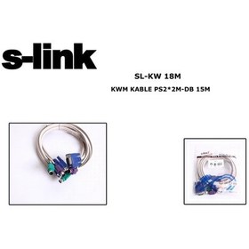 Resim S-Link Sl-Kw18m Kwm Swich Kablosu 
